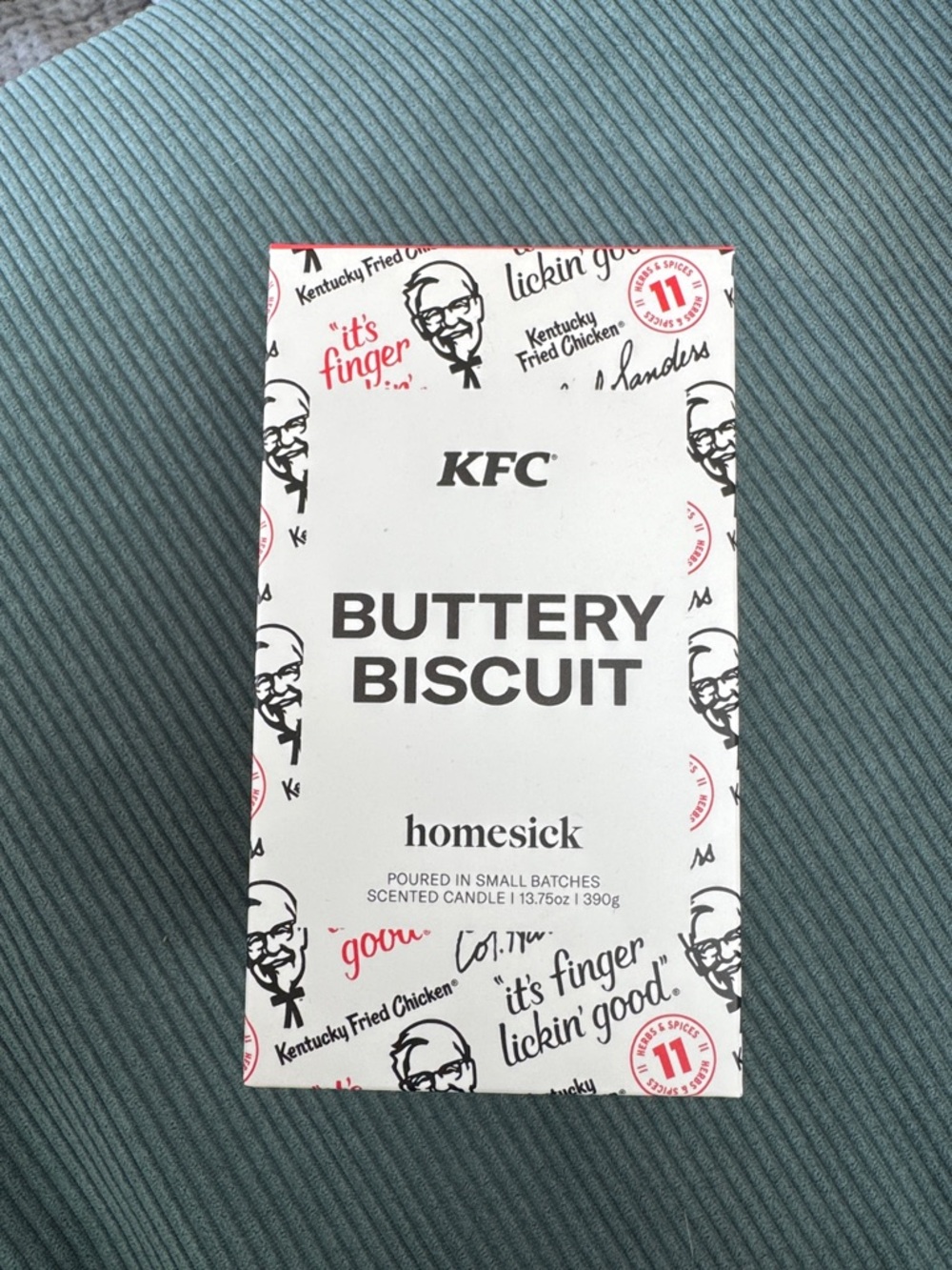 KFC Buttery Biscuit Scented Candle by homesick - White